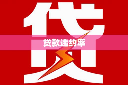 亳州贷款违约率