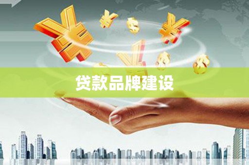亳州贷款品牌建设