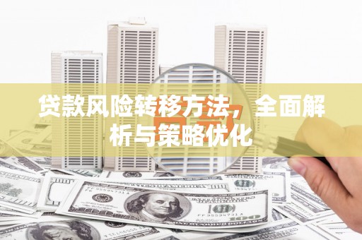 亳州贷款风险转移方法，全面解析与策略优化