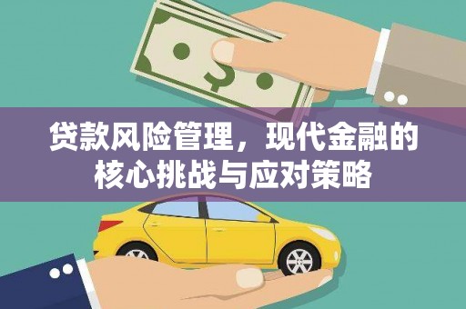 亳州贷款风险管理，现代金融的核心挑战与应对策略