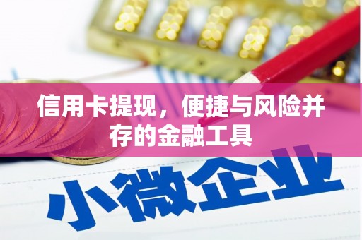 亳州信用卡提现，便捷与风险并存的金融工具