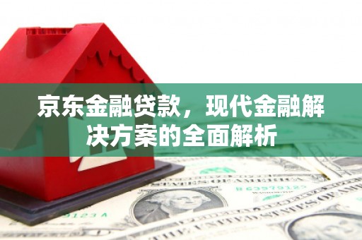 亳州京东金融贷款，现代金融解决方案的全面解析