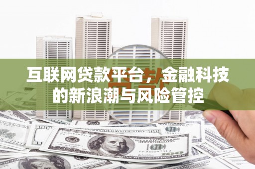 亳州互联网贷款平台，金融科技的新浪潮与风险管控