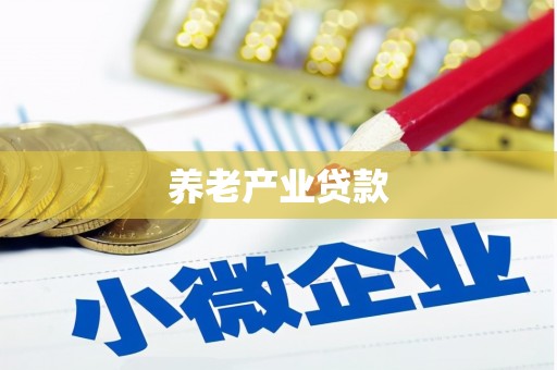 亳州养老产业贷款