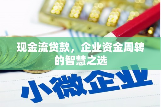亳州现金流贷款，企业资金周转的智慧之选