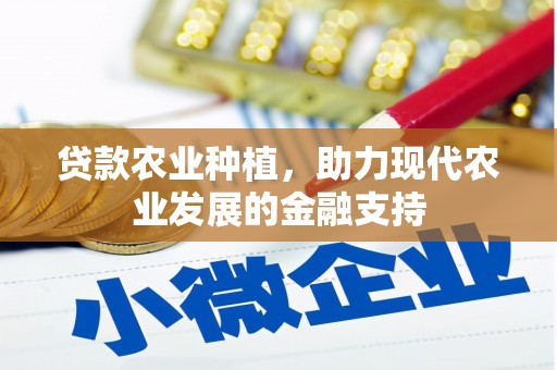 亳州贷款农业种植，助力现代农业发展的金融支持